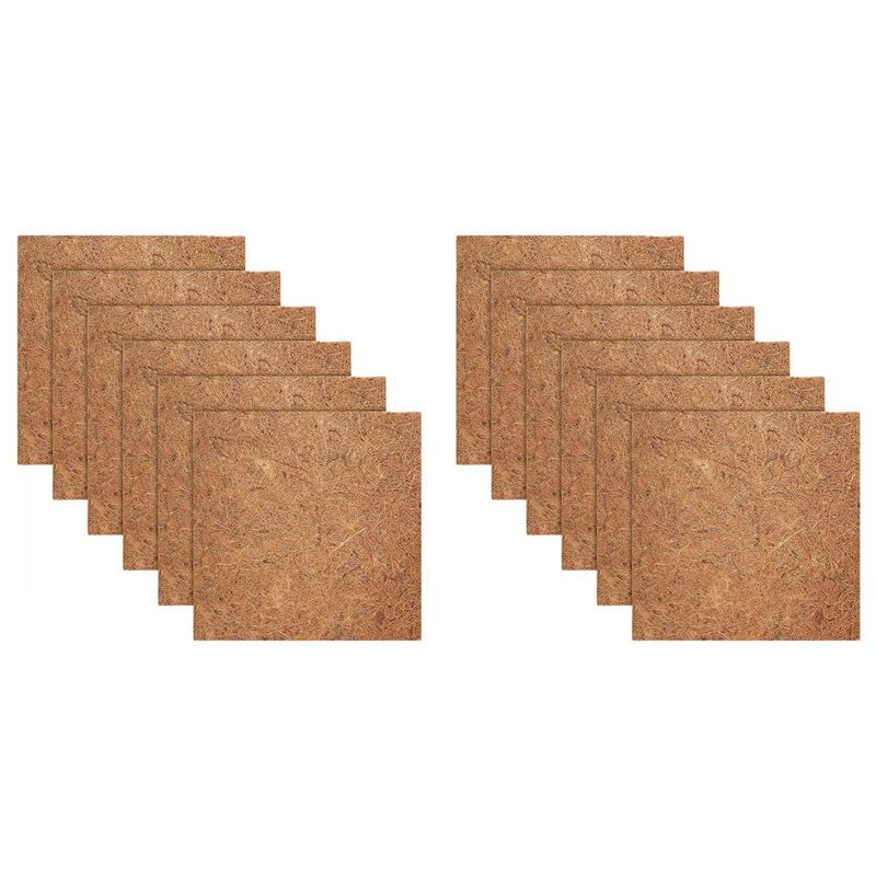 Substrate Coconut Fiber - ABGG-2X Natürliche Kokosfaser-Matte, Reptilien-Teppich, Terrarium-Substrat für