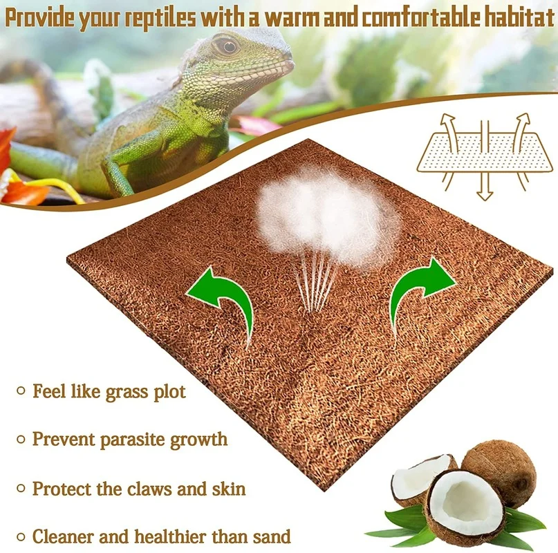 Reptilien-Teppich aus natürlic – Substrate Coconut Fiber Bewertung und Preis